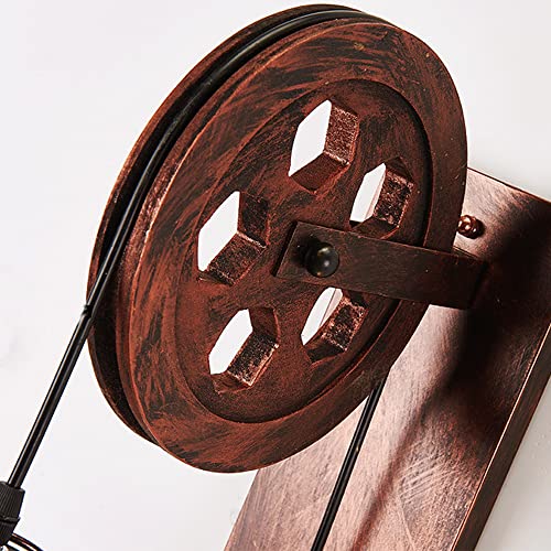 Wandlamp vintage retro plafondlamp loft lamp industriële lamp retro vintage lamp hanglamp loft metaal E27 voor landhuis… - Afbeelding 8