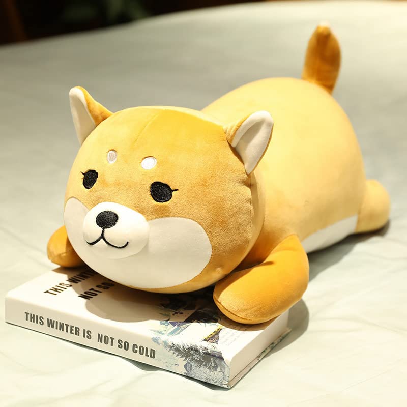 Juguetes de Peluche de Perro Husky Suave Linda Almohada Husky Muñeca de Peluche Cojín de decoración de sofá para niños Regalo de cumpleaños 65cm Gris