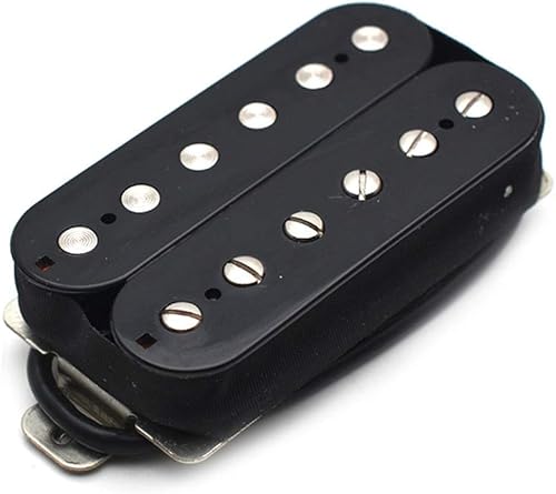 Miniatura 3 de SAPHUE Alnico 5 Humbucker Pickup - Juego de pastillas para guitarra eléctrica de doble bobina con cuello y puente con precableado y tornillos,