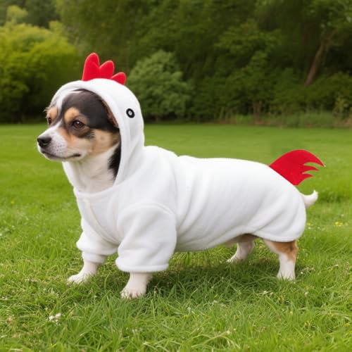 Disfraz de Pollo para Perro Mediano Halloween y Acción de Gracias miniatura 7