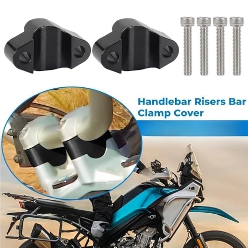 Réhausseur guidon moto pontet de rehausse pour corriger la posture 800MT - 3