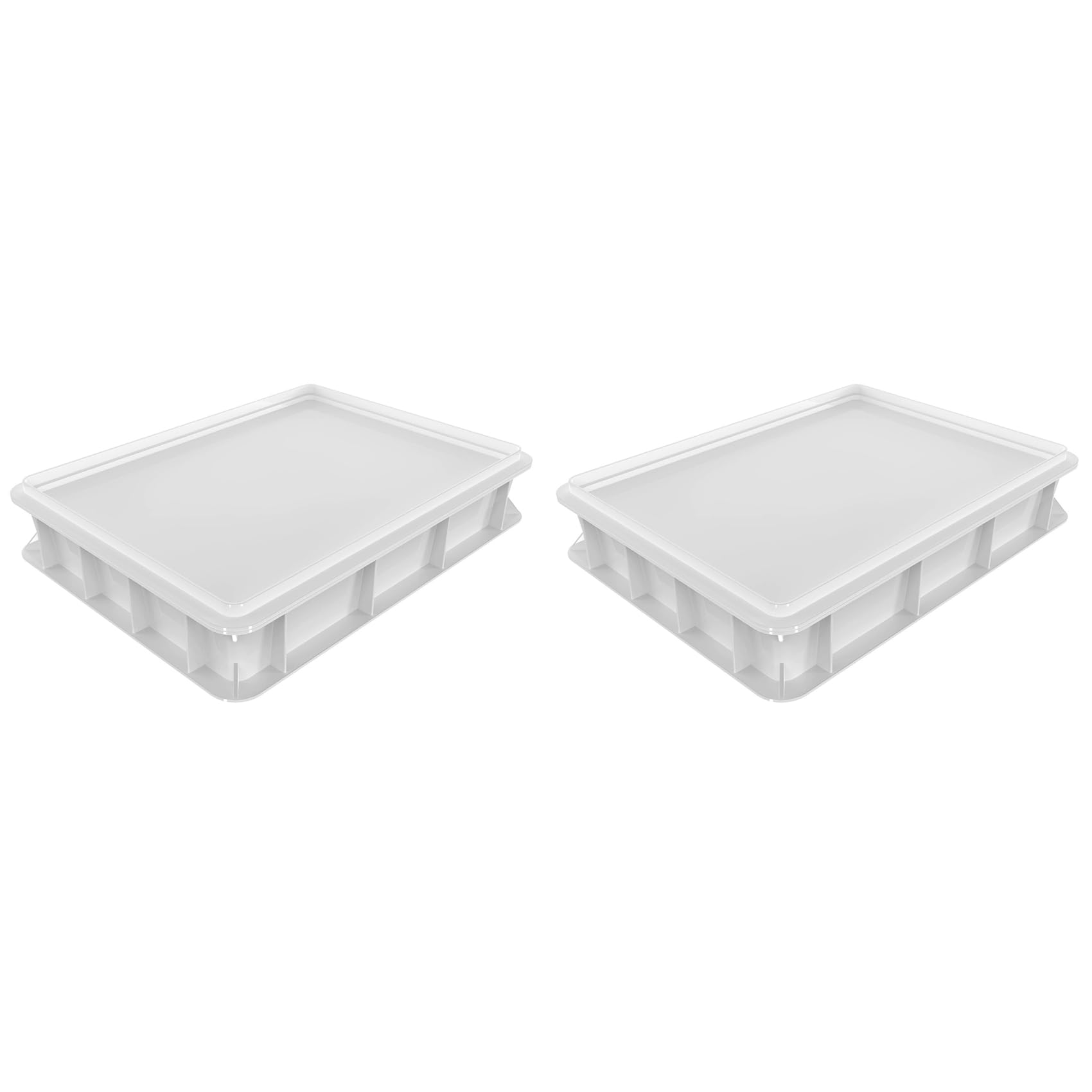 Hndhbfgrt 2X Versatile Dough Proofing Box & Lid Multiuse Fermentation & Storage Container for Pizza Dough Pies Pastry