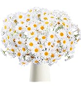 AmyHomie Artificial Flowers, Silk Daisy, Artificial Gerber Daisy for Home Decoration, Artificial ...