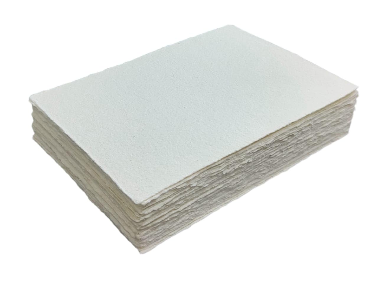 CONECO HANDMADE PAPER® A5 Handmade 100% Cotton Deckle Edge Watercolour Paper, 440 GSM - 25 Sheets
