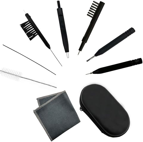 8 Pieces Hearing aid Amplifier Cleaning Tools, Earbuds/He...
