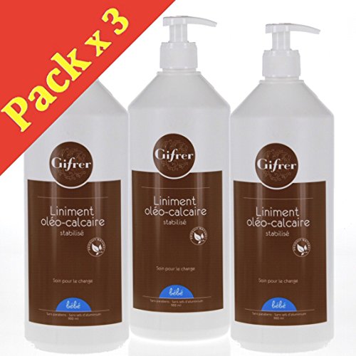 Gifrer  Linimento oleocalcáreo estabilizado, bote con dosificador Talla:3 x 900ml