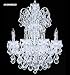 James R Moder Maria Elena 8-Lt Chandelier in Silver - 93908S22