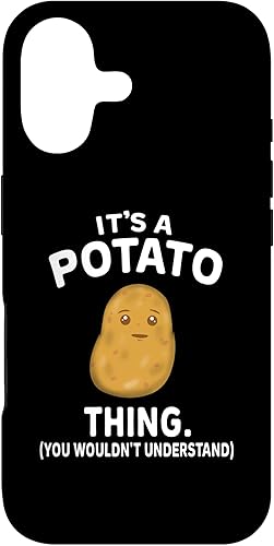 Vista 88 de Funda para iPhone 11 Kawaii Potato It's A Potato Thing Funny Potatoes