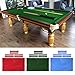 CUTICATE Heavy Duty 7ft or 8ft Pool Snooker Table Cloth Felt Indoor Games Billiards Accessories - 8ft Red