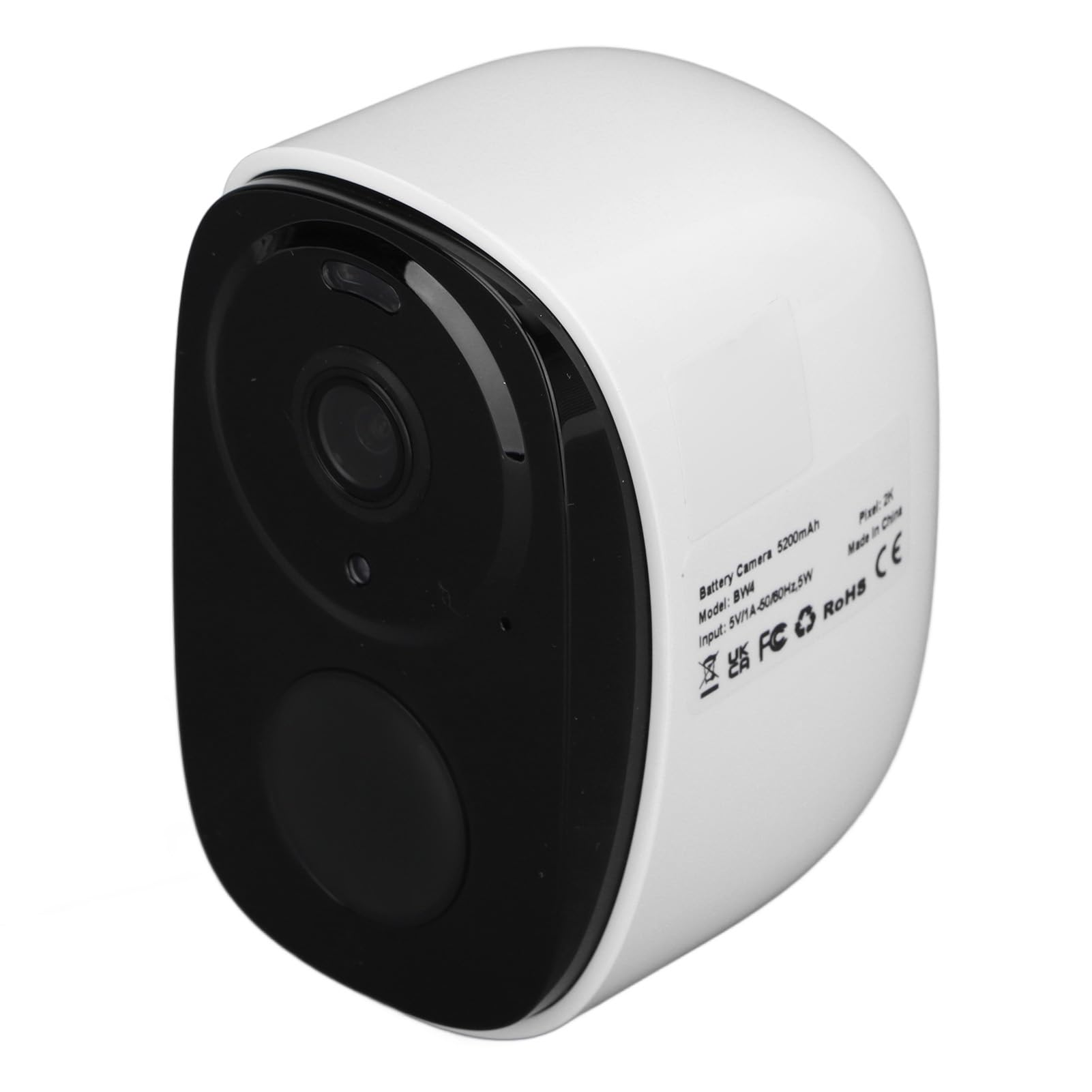 Cámara de Seguridad Inalámbrica para Exteriores, 4G, WiFi, 3MP, Alimentada por Energía Solar, 360 Grados, Panorámica, 5200mAh, Cámara de Seguridad para el Hogar para Interiores y
