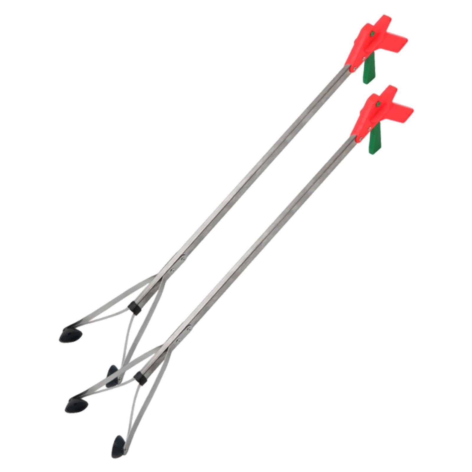 Generic 2 Piezas de Pinzas para Recoger Basura, Herramienta de Alcance, Herramienta de Ayuda para Recoger Basura, Pinzas para Basura, Palos para Recoger Basur, M