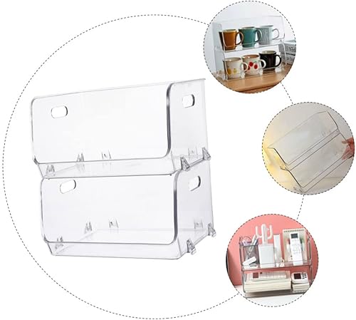 Miniatura 9 de Abaodam 8 piezas de mesa de cocina de aperitivos mostrador de medicina estantes de organización de estantes de organización manijas escritorio