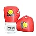 JUYO VONSAN Boxing Gloves 4oz Children PU Training Gloves (Red)
