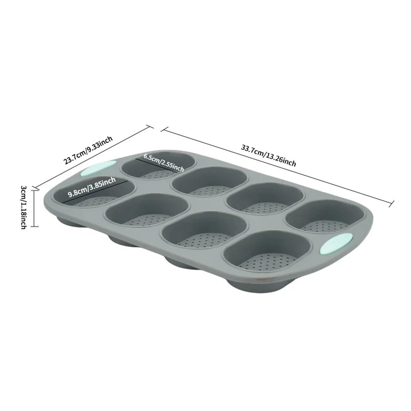 Kompatibel for Backen von Restaurantbrot, Baguette-Backblech, Silikon, Verbrühungsschutz, Antihaft-Ofenwerkzeug, Küchenzubehör