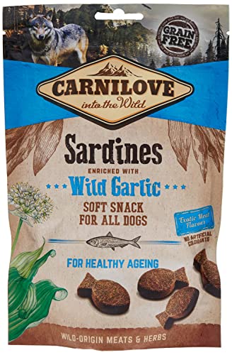 Carnilove - Friandises Semi-Humide Sardine et Ail pour Chien - 200g Cover
