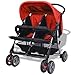 Festnight- Carrito Doble para Gemelos Sillas de Paseo 93 x 68 x 103 cm