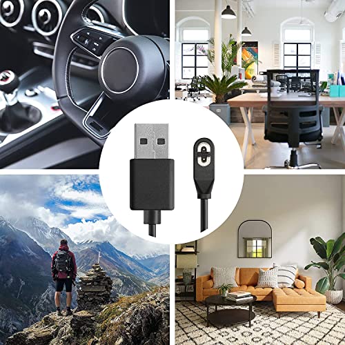 Image of Zitel Magnetic Charging Cable Compatible with AfterShokz Aeropex AS800, OpenComm ASC100SG, OpenRun /Pro /Air /Mini, OpenSwim Pro, OpenComm 2, Aeropex Bone Conduction Headphones