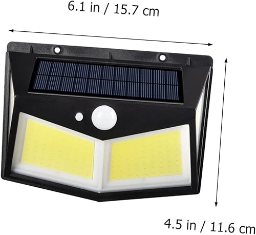 Miniatura 2 de DOITOOL Sensor humano Luz de pared Sensor Luces de césped Patio Cubierta Apliques Foco Lámparas de pared Lámparas de cubierta de jardín Luces de