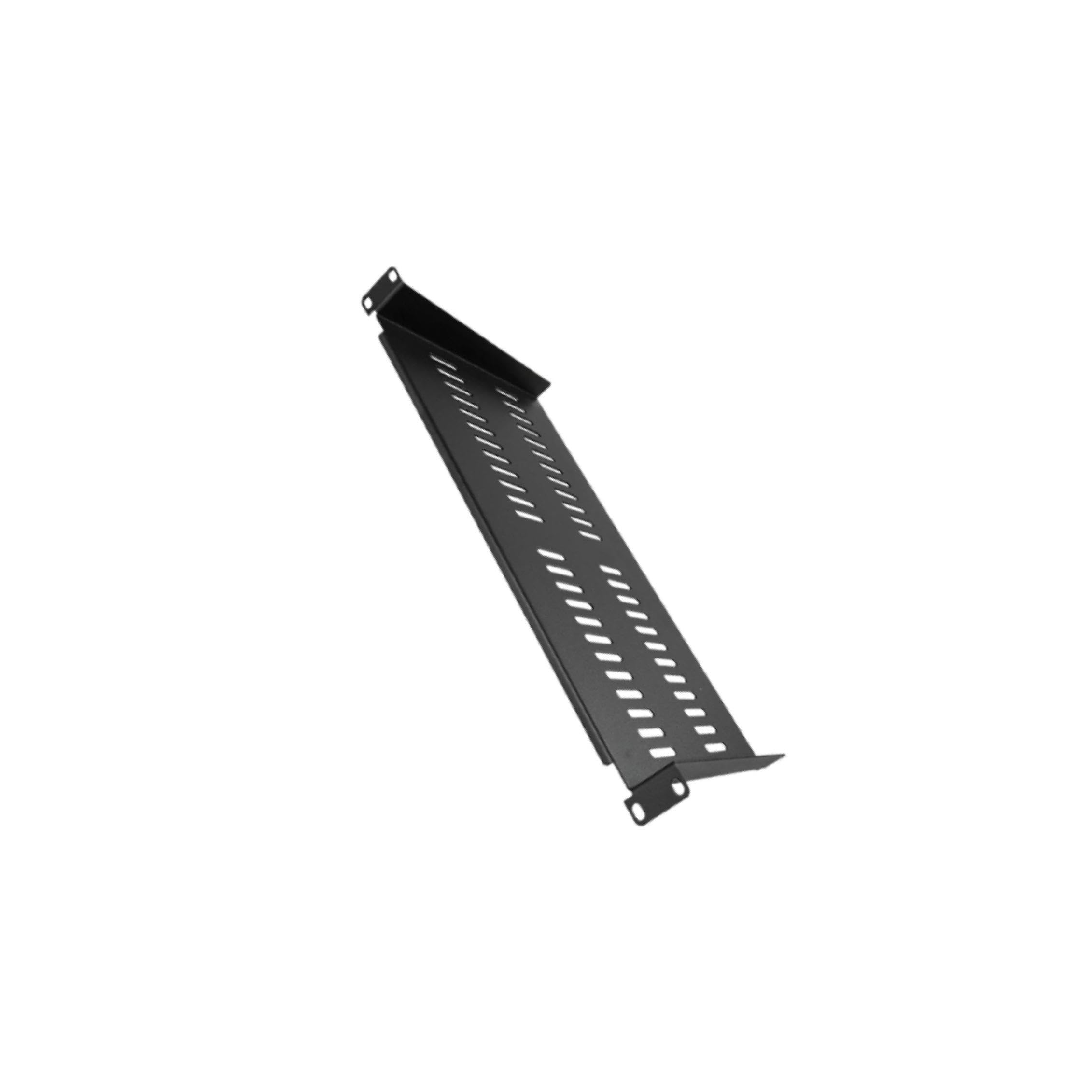 Rack de Red de 19 Pulgadas y 10 Pulgadas de Profundidad. Soporta hasta 20 kg para Equipos Pesados en Estudios u oficinas. Fabricado con Acero Laminado