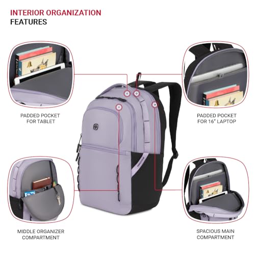 SwissGear Versa, Lavender Grey, 17.75-Inch4