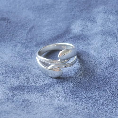 Bague Argent 925 Double Gouttes Les Poulettes Bijoux d'Exception