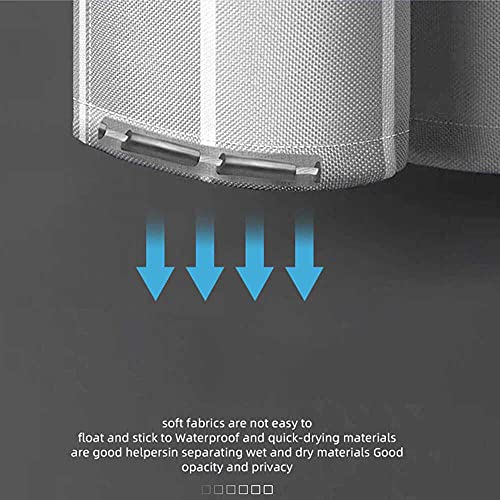 Dxmyj Grey Shower Curtain Herringbone Long Shower Curtain For Bathroom,72X72 Inch Fabric Shower Curtains With Hooks Machine Washable Simple Elegant Polyester Waterproof Shower Curtain #TOP3