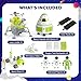 AuntyFey Space Rocket Ship Toys for Kids, Space Toys Shuttle for Kids 3-5-7 with 3 Astronaut Figures, Spaceship with Glowing & Sound Effect, Educational Stem Gift for Boy Girl
