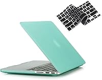 Vista 4 de RUBAN Funda para MacBook Pro 13 pulgadas (modelos A1502 y A1425) 2015 2014 2013 2012, carcasa rígida de plástico y cubierta de teclado para Mac Pro