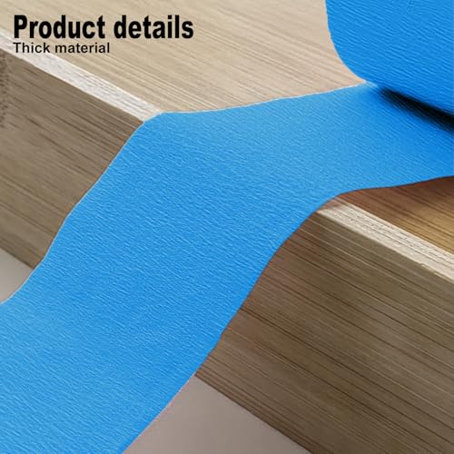 Image of 4 Crepe Paper Streamers Rolls, 328ft Pack of Blue and Light Blue Crepe Paper for Birthday Wedding Baby Bridal Shower Decorations Christmas Craft Supplies (1.8 inch x 82 ft /Roll)