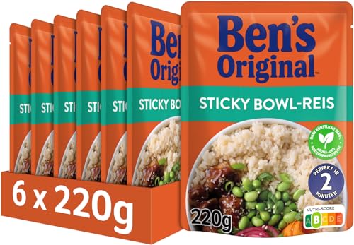 Ben's Original Express-Reis Sticky Bowl-Reis, 6 Packungen (6 x 220g) 1