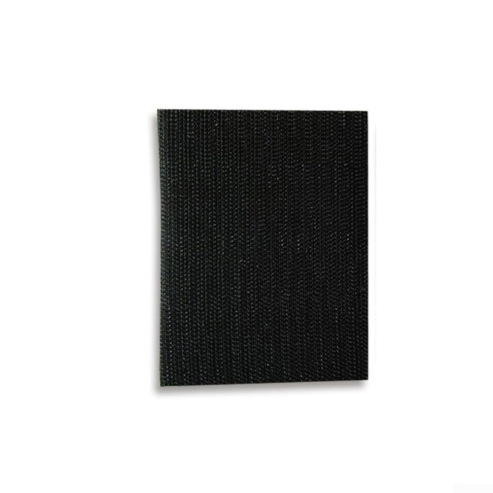 Cuscinetto di interfaccia in spugna morbida 75 x 100 mm, gancio rettangolare e loop per levigatrice, disco in schiuma per levigatura dei contorni e riduzione delle vibrazioni
