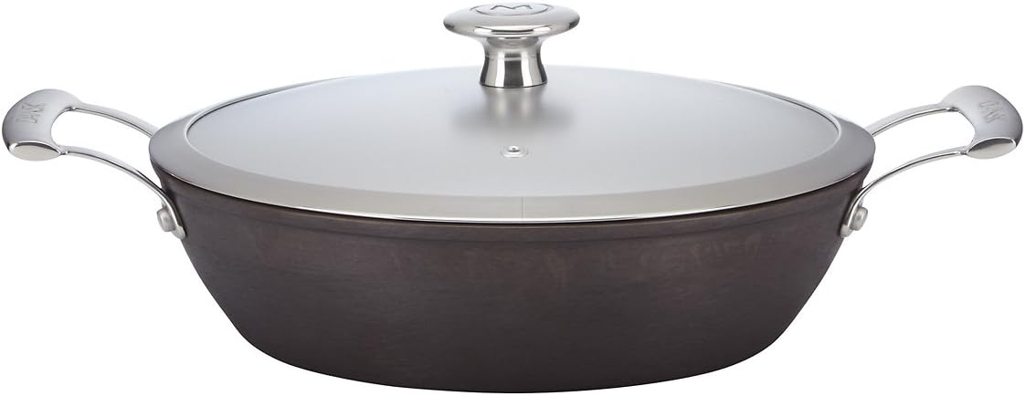 Mario BataliPre-Seasoned Light Cast Iron 2.5-Quart Braiser by Dansk