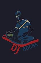 Dj Rocks: Blank Paper Sketch Book - Artist Sketch Pad Journal for Sketching, Doodling, Drawing, Painting or Writing