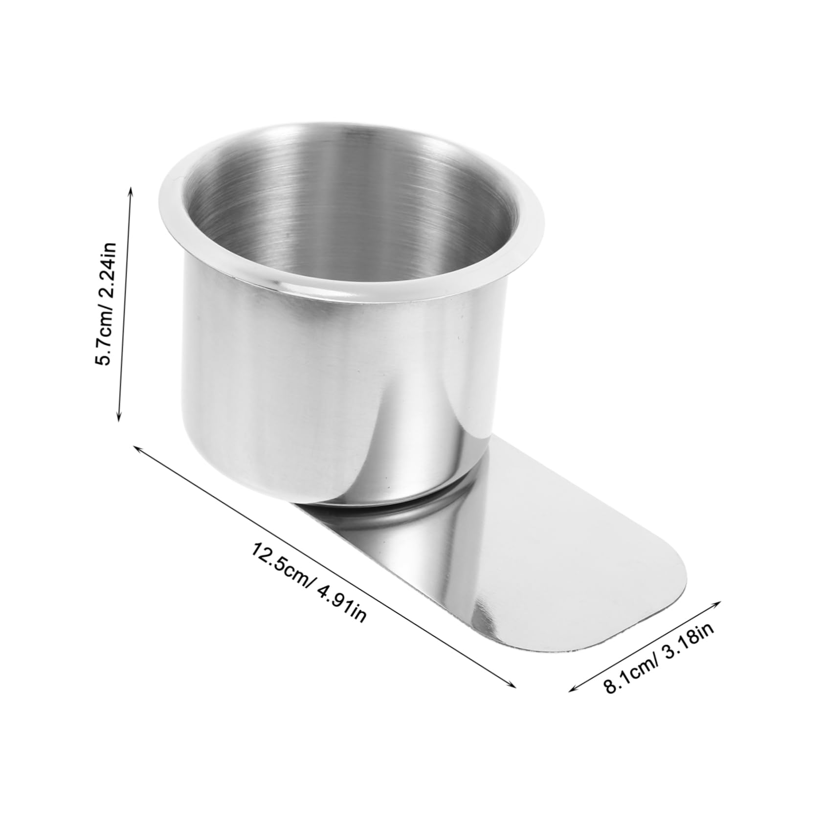 HOOTNEE Gaming Table Cup Holder Poker Table Cup Holder for Party Stainless Steel