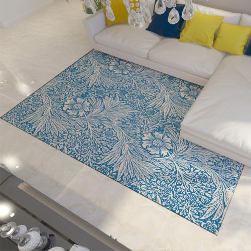 Tapis antidérapants de style Morris 150x210cm tapis doux de sol salon