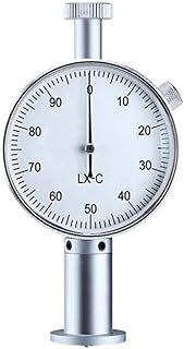 Dial Hardness Tester, Durometer 0-100HC LCD A/C/D for Plastic (Size : Red)