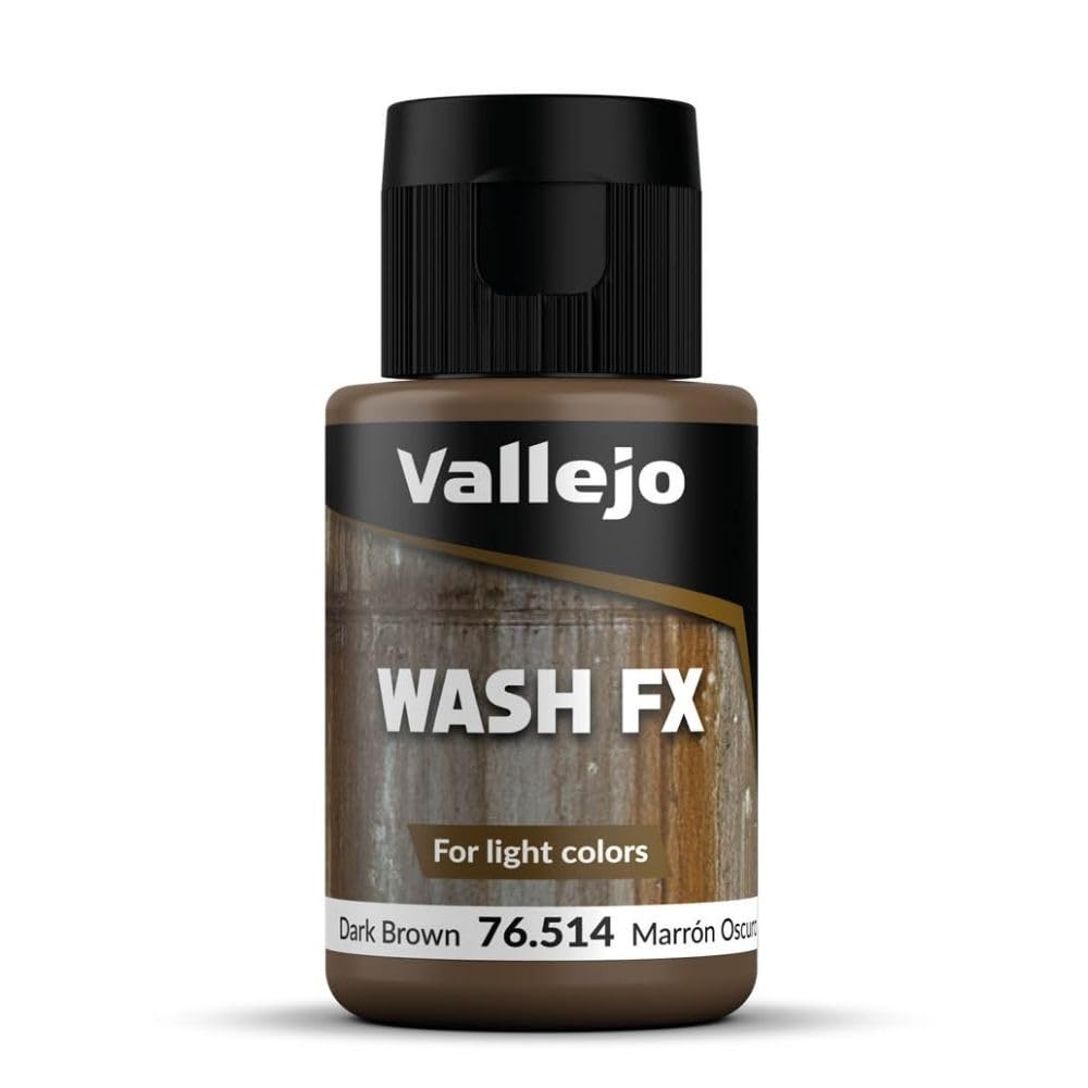 Vallejo 76.514 Model Wash Paint 35 ml, Dark Brown