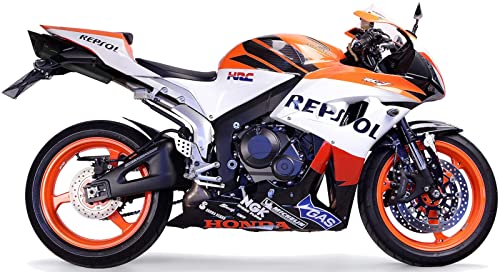 Silenziatore con raccordo GPR H.157.TIBPO SCARICO RACE TIBURON POPPY COMPATIBILE CON HONDA CBR 600 RR 2007 2008 2009 2010 2011 2012 2013 2014 2015 2016