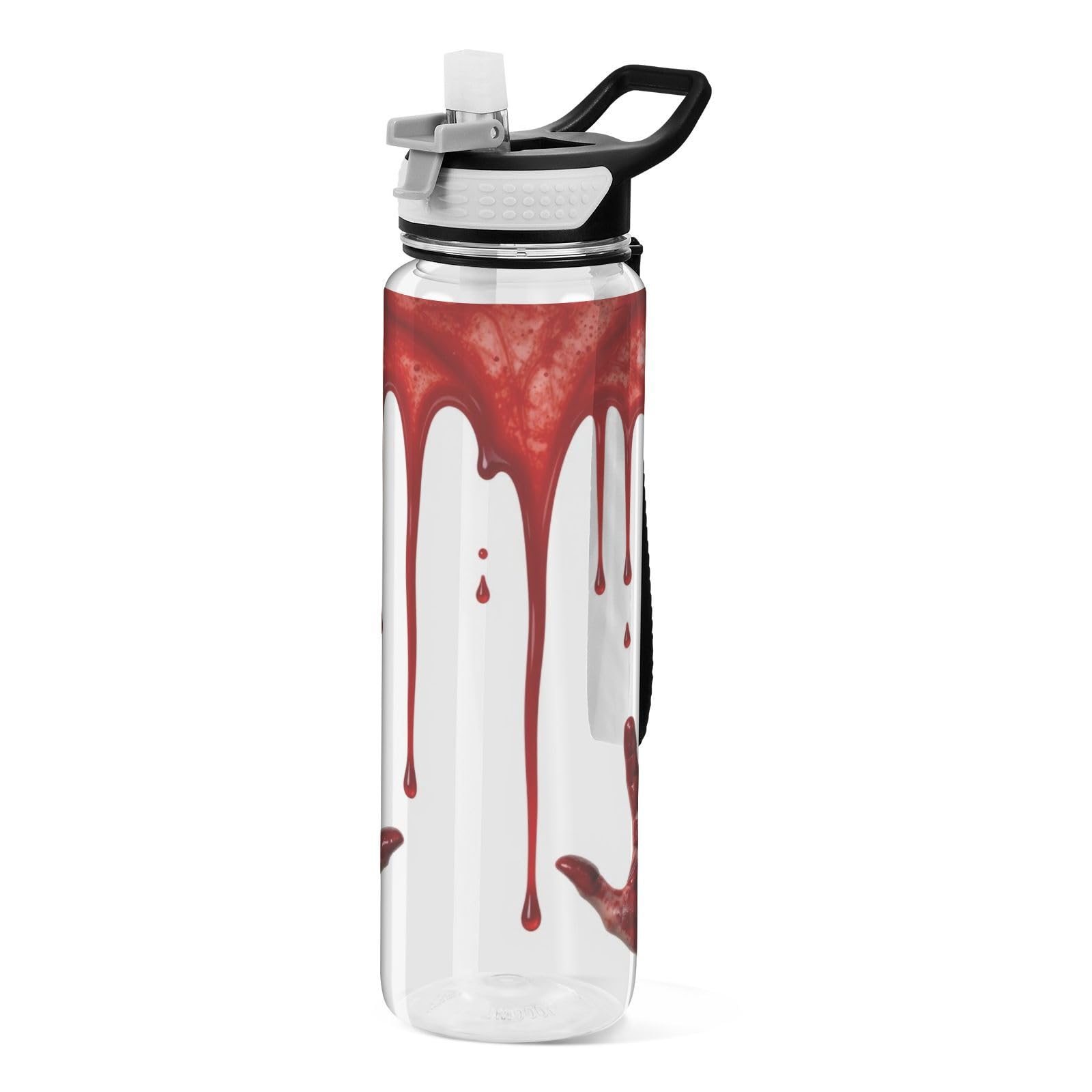 Botella de agua de Halloween hermética de plástico resistente para evitar roturas en viajes