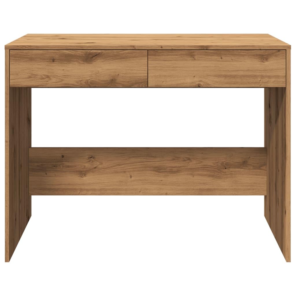 ShGaxin Drewniane biurko inżynieryjne Dąb Artisan 101x50x76,5 cm, Biurko, Biurko Order, Biurko do gier, Biurko Komputerowe, Biurko Komputerowe - 856765