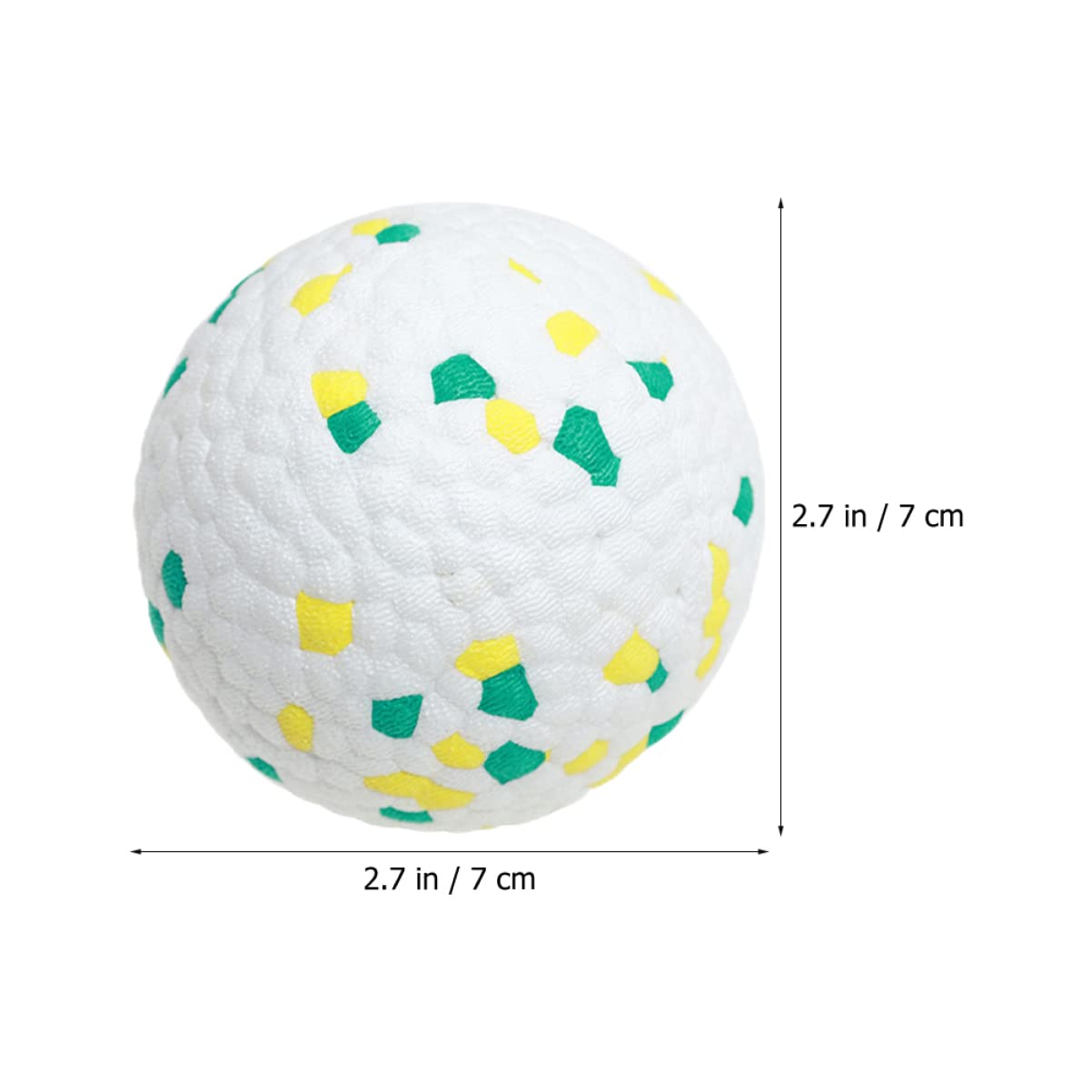 Mipcase 5stücke Puppy Teething Hochwertiger Strapazierfähiger Hundespielzeug Für Zahnpflege Und Beschäftigung Etpu-Material Bunten Farben Kleine