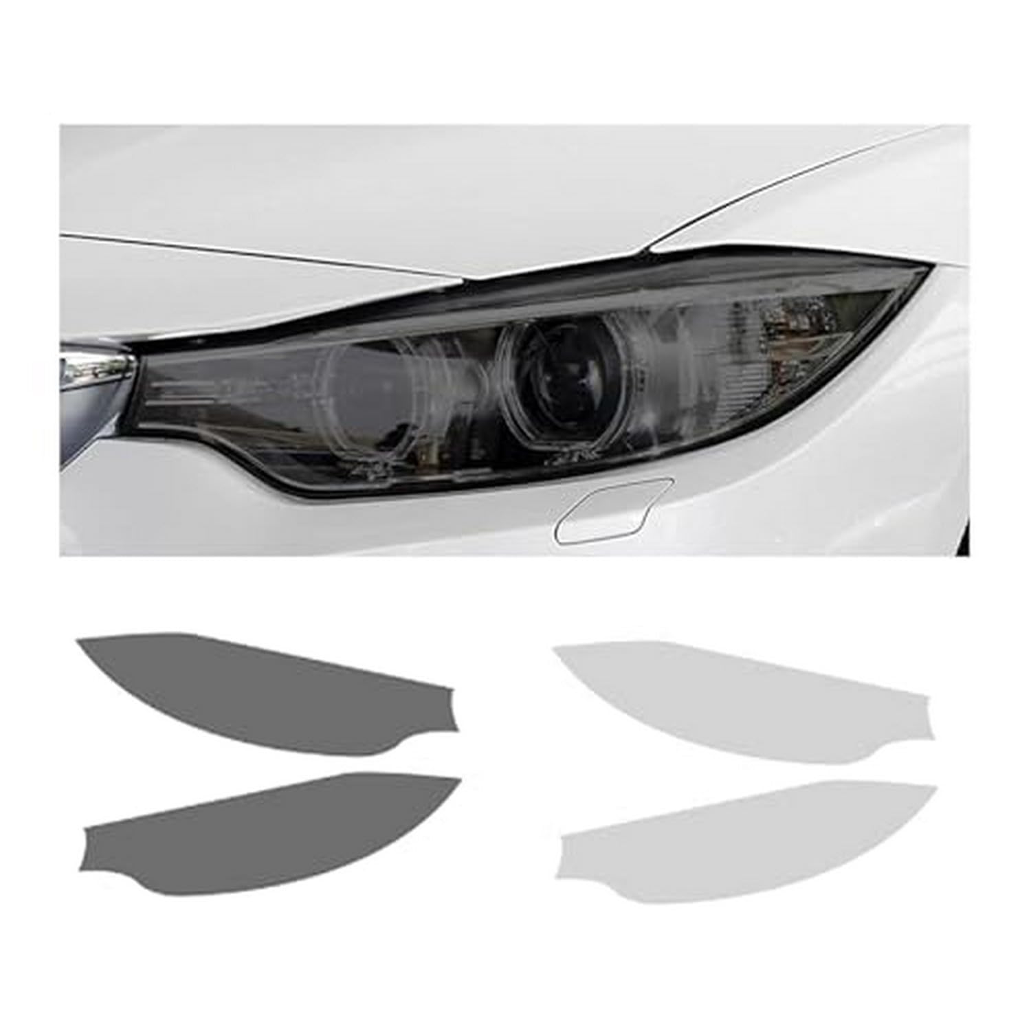 Protéger phares BMW Série 4 contre gravillons avec ce film TPU noir