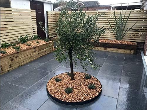 2 Foot Diameter 2 Piece Slate Powder Coated Tree Rings