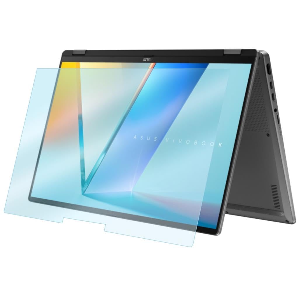Engo Asus Vivobook 14 Flip 14 İnç İle Uyumlu Ekran Koruyucu Notebook, 9h Temperli Kırılmaz Esnek Nano Cam, Çizilmeye Ve Darbeye Dayanıklı Laptop Koruma, Hd Şeffaf 16:10