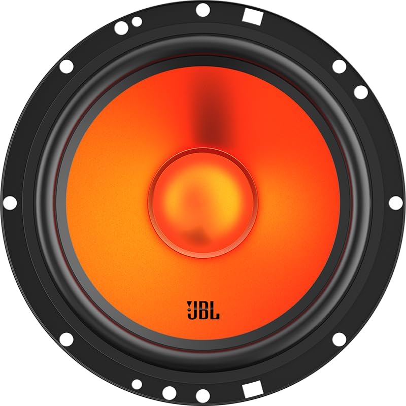 JBL Stage1 GEN2 62CF – Altavoces de coche de 2 vías de 6.5 pulgadas (165 mm) – 80 W RMS – 240 W pico – Juego de 2 woofers + 2 tweeters de audio – con rejillas – Ajuste compacto – Actualización OEM 3