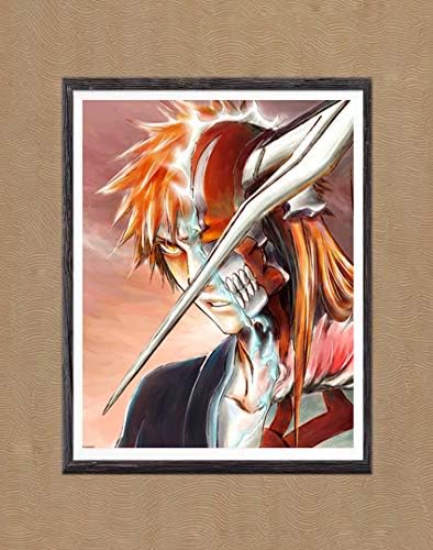 MS Fun Japanese Anime Hollow Skull Lord Original Illustration Wall Art Print Poster for Living Room Decor,8 x 10 Inches,No Frame