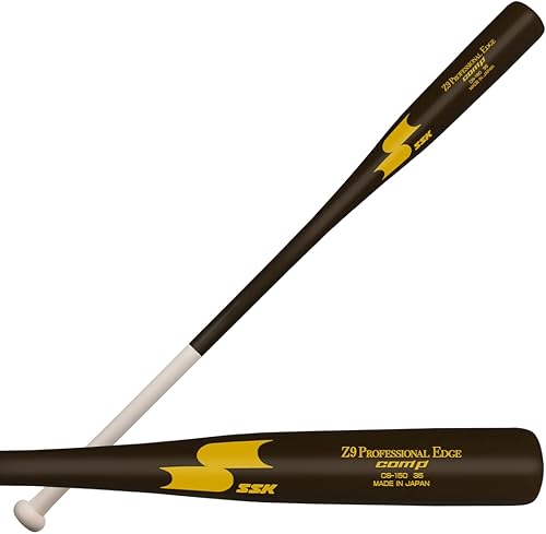 Miniatura 33 de SSK Z9 Professional Edge Comp Coaches - Bate de madera Fungo de 33 pulgadas, 35 pulgadas, 37 pulgadas, béisbol y sóftbol, más de 22 colores, Negro