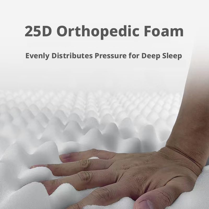 Cozy Pet Bed, Egg Crate Design, Soft & Comfortable, Durable & Wear-Resistant, Removable & Washable, Machine Washable (Black)