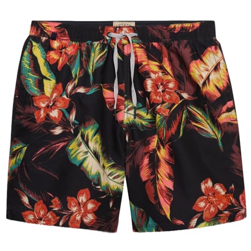 Maillot de bain Superdry Hawaiian Print 16 short de bain mixte court et imprimé