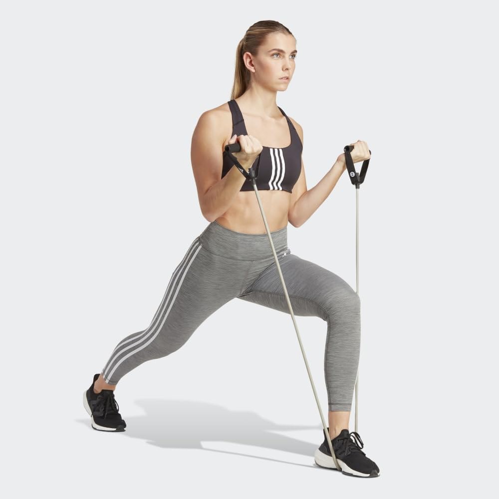 Adidas Train Essentials 3-Stripes High-Waisted 7/8 Leggings - Mallas Mujer